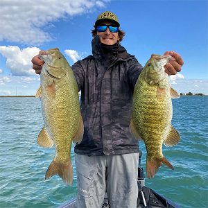 Young man 2 big smallmouth